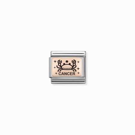 Nomination Zodiac Rose Gold Cancer Composable Charm